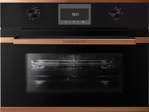 Компактный духовой шкаф с СВЧ Kuppersbusch CBM 6330.0 S7 Copper