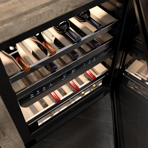Встраиваемый винный шкаф Signature Kitchen Suite, ширина 60 см, под навеску фасадов — фото 3