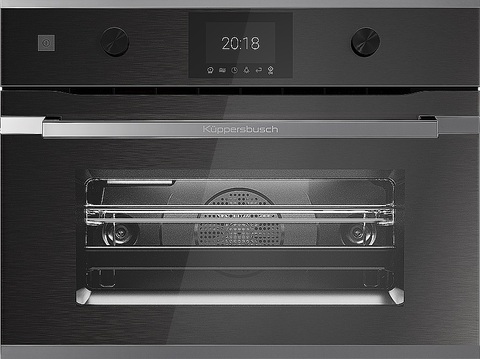 Компактный духовой шкаф с СВЧ Kuppersbusch CBM 6350.0 GPH 3 Silver Chrome