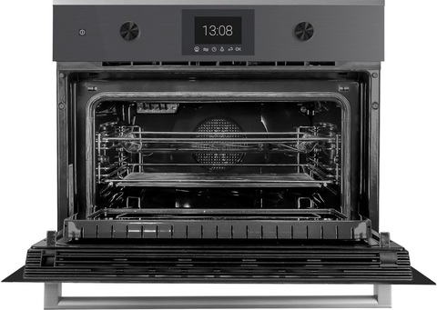 Компактный духовой шкаф с СВЧ Kuppersbusch CBM 6350.0 GPH 3 Silver Chrome — фото 2