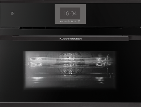 Компактный духовой шкаф с микроволнами Kuppersbusch CBM 6550.0 S5 Black Velvet
