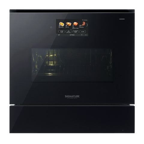 Духовой шкаф с микроволнами и паром Signature Kitchen Suite, 45 см, черный — фото 2