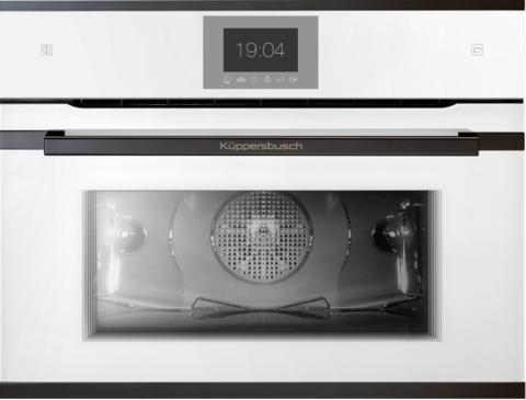 Компактный духовой шкаф с паром Kuppersbusch CBD 6550.0 W2 Black Chrome