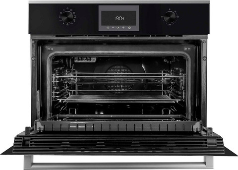 Компактный духовой шкаф с микроволнами Kuppersbusch CBM 6330.0 KSM6 MattBlack — фото 2