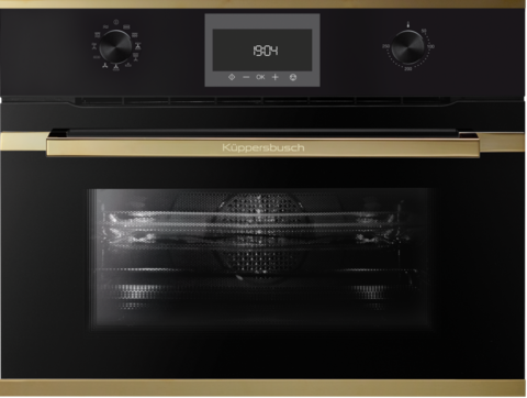 Компактный духовой шкаф с СВЧ Kuppersbusch CBM 6330.0 S4 Gold