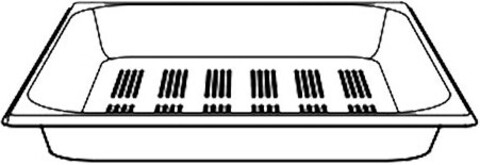 Перфорированный противень для приготовления на пару GN 2/3 Kuppersbusch GN 2304