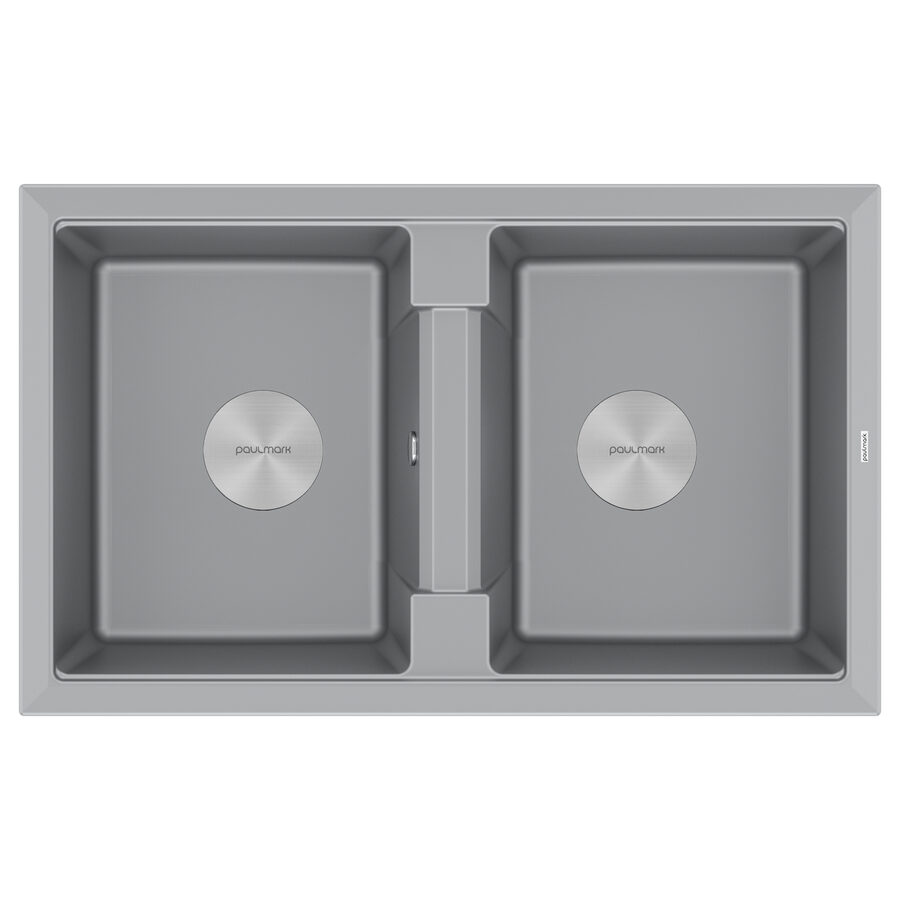 TANDEM 80/2, серый металлик, 810х500 мм