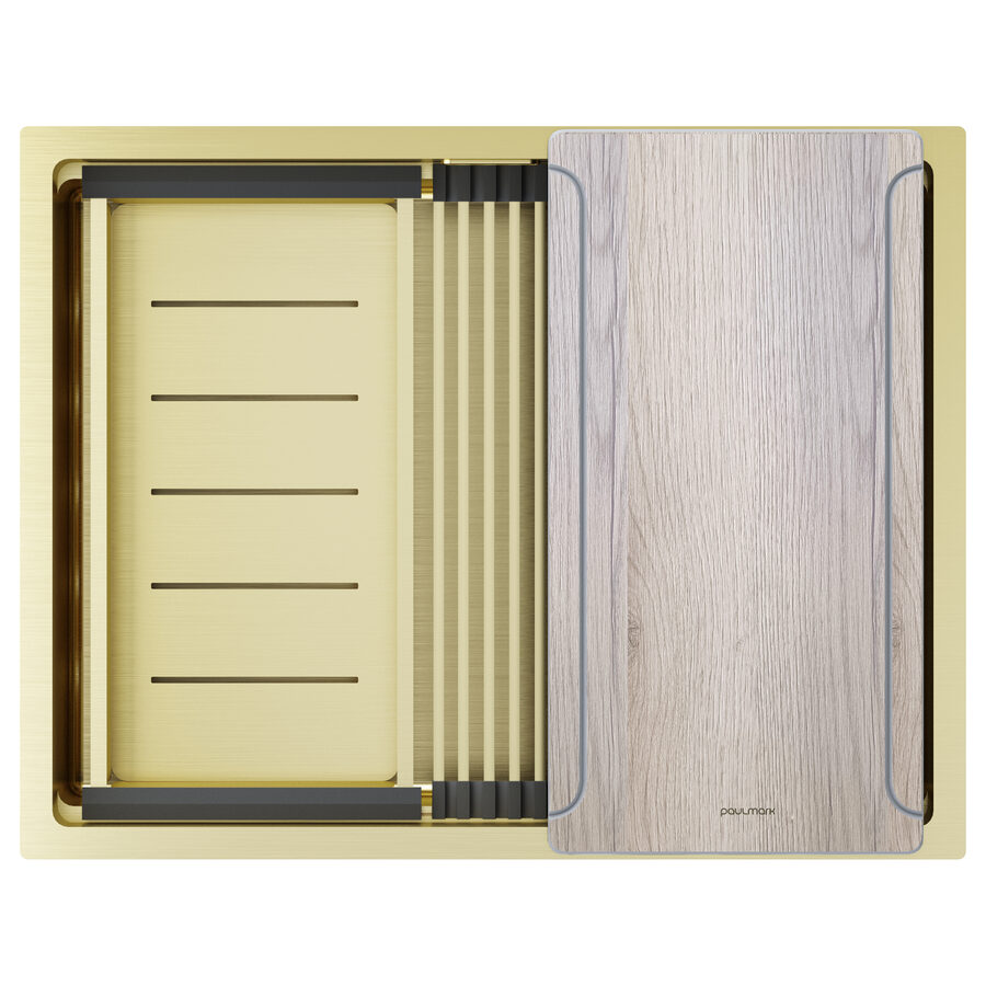 NEXT-MULTI SINK 58 UNI, светлое золото, 580х450 мм