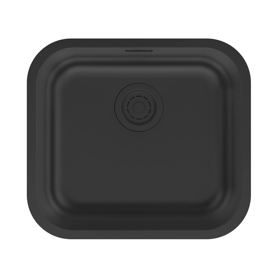 VELLO 48 UNI, матовый черный NANO-PVD, 480х440 мм